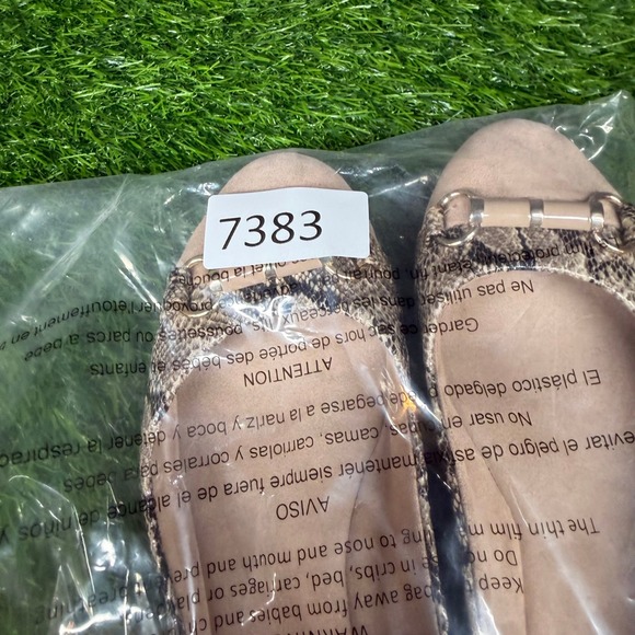 Kelly & Katie WENDIE Flats Snake Print Ballet Slip On Shoes Women's 7.5M - Picture 13 of 13